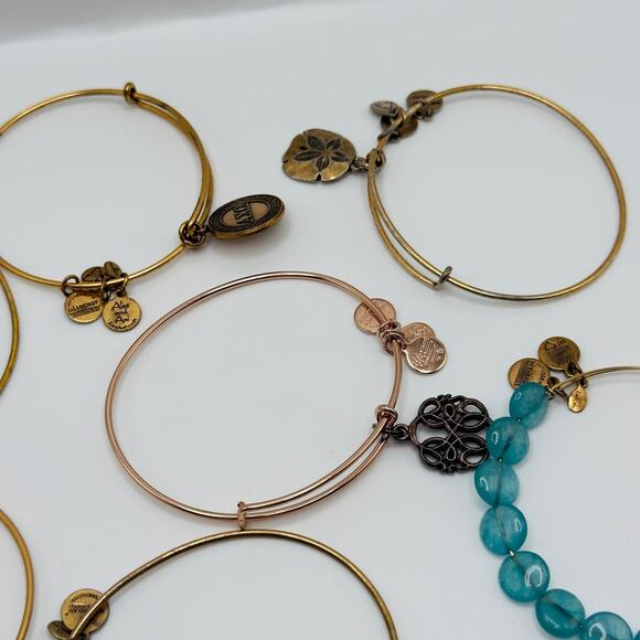 ALEX and ANI Gold Tone Bracelet Lot - Picture 3 of 6